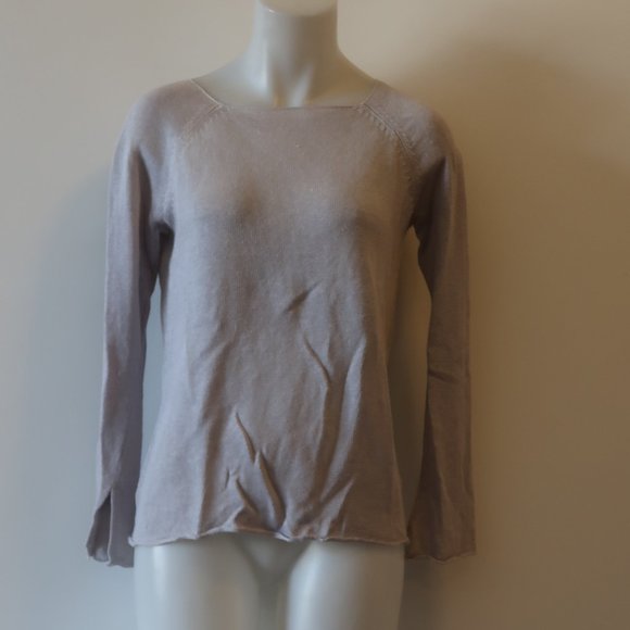 Lisa Todd Sweaters - LISA TODD LINEN RIBBON LACE UP PULLOVER SWEATER M*